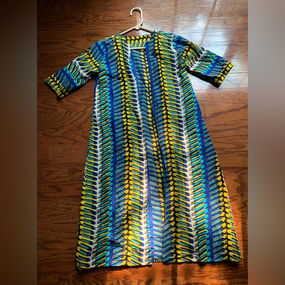 African Print Kimono Jacket Size S